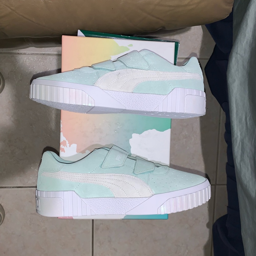Puma Cali Suede Fair Aqua Selina Gomez WMNS Shoes